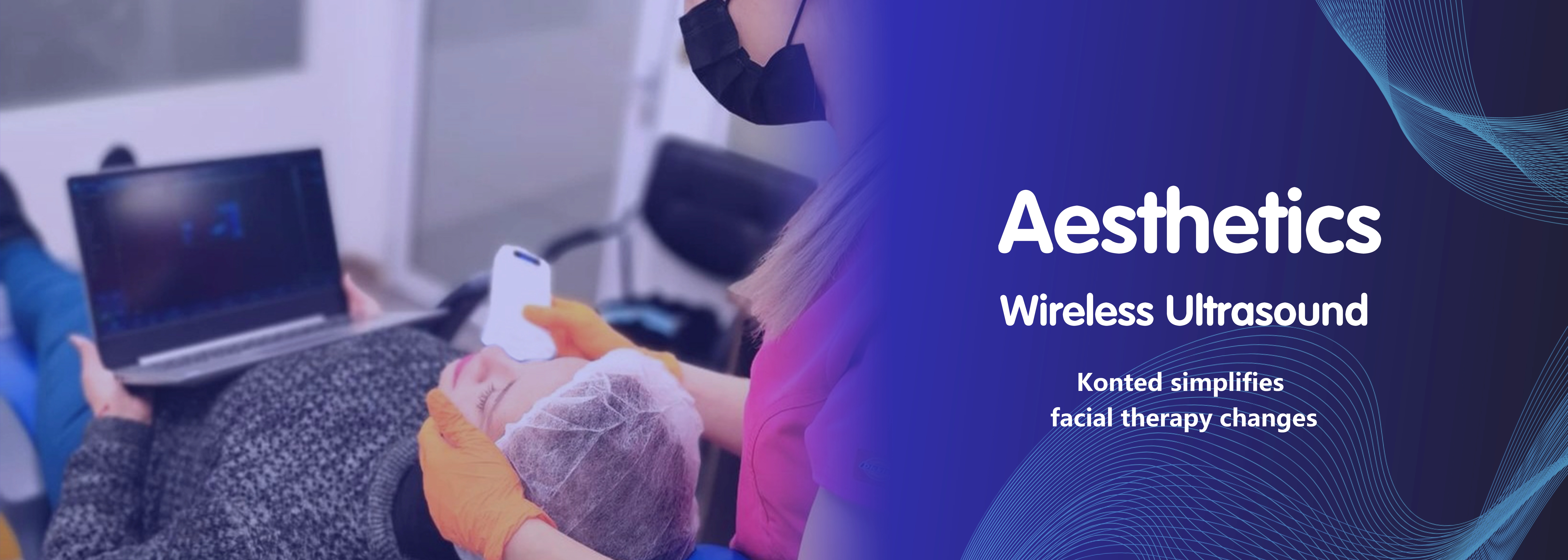 Ultrassom sem fio estética
