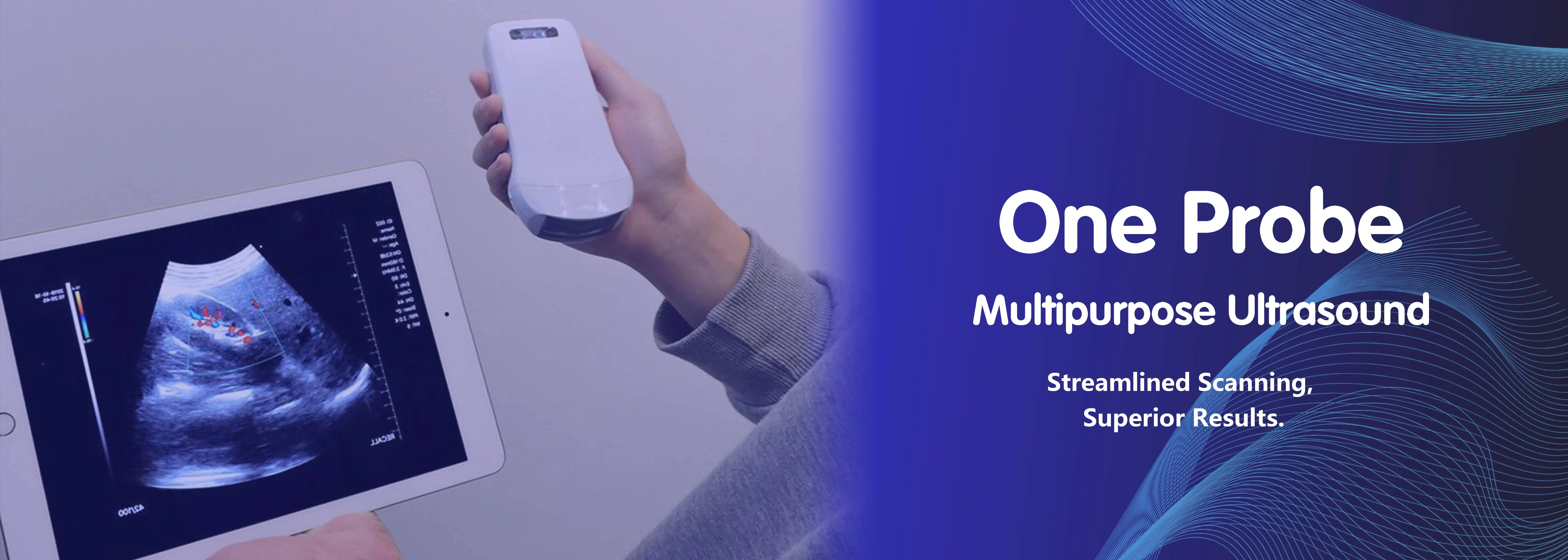 Um ultra-som multiuso da sonda
